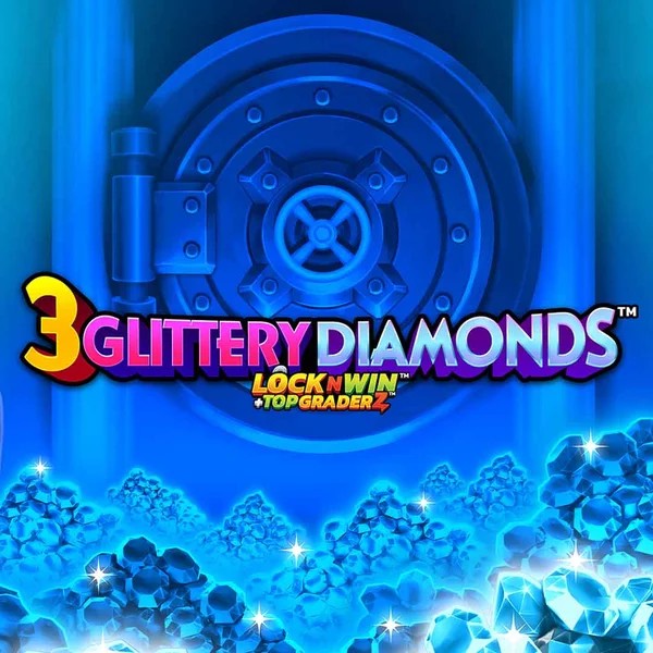 3 Glittery Diamonds game by PearFiction Studios – logo hosted on Lamabet Casino