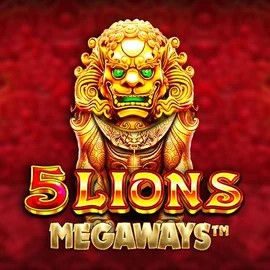 5 Lions Megaways slot visual from Pragmatic Play available on lamabets.org