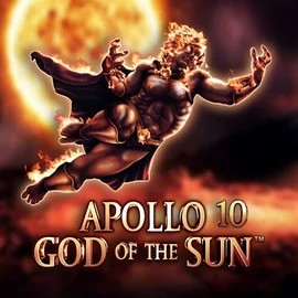 Apollo God of the Sun slot logo by Novomatic at Lamabet Casino