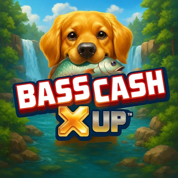 Bass Cash X UP logo by Alchemy Gaming at Lamabet Casino