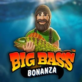 Official Slots logo: Big Bass Bonanza by Pragmatic Play at Lamabet Casino