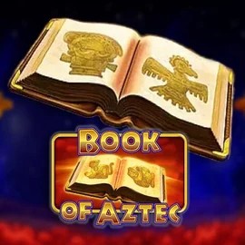 Book of Aztec online game logo by Amatic Industries on lamabets.org