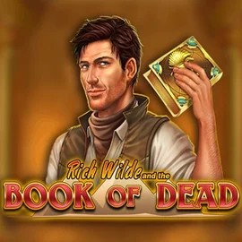 Official Slots logo: Book of Dead by  at Lamabet Casino
