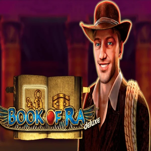 Play the Book of Ra Deluxe slot by Novomatic on Lamabet Casino