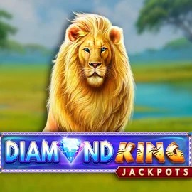 Diamond King Jackpots casino game by SpinPlay Games – featured logo at Lamabet Casino