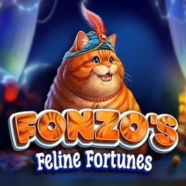Fonzos Feline Fortunes online game logo by Pragmatic Play on lamabets.org