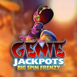 Genie Jackpots: Big Spin Frenzy online game logo by Blueprint Gaming on lamabets.org