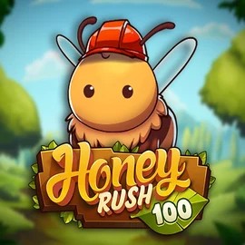 Honey Rush 100 online game logo by Play'n GO on lamabets.org