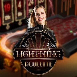 Lightning Roulette game by Evolution – logo hosted on Lamabet Casino