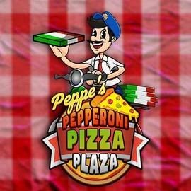 Peppe’s Pepperoni Pizza Plaza logo by Pragmatic Play at Lamabet Casino