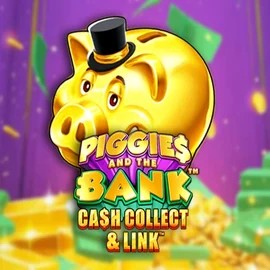 Official Slots logo: Piggies And The Bank Cash Collect &amp; Link by Origins at Lamabet Casino