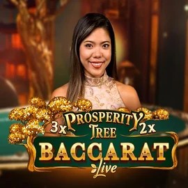 Prosperity Tree Baccarat casino game by Evolution – featured logo at Lamabet Casino