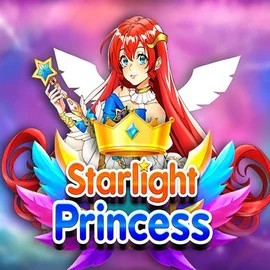 Starlight Princess slot logo by Pragmatic Play at Lamabet Casino