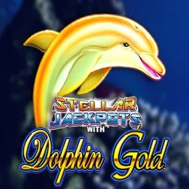 Jackpots logo of Dolphin Gold with Stellar Jackpots from Lightning Box Game at Lamabet Casino