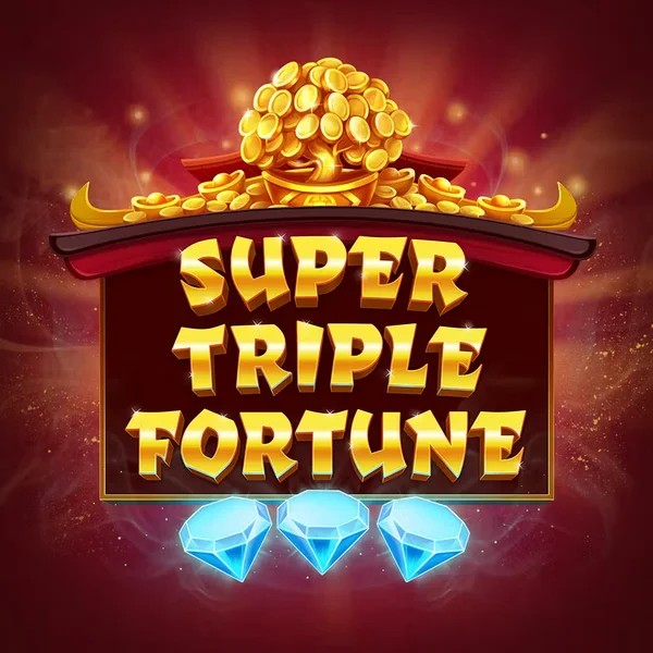 Super Triple Fortune slot logo by Greentube at Lamabet Casino