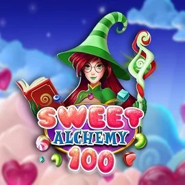 Sweet Alchemy 100 slot logo by Play'n GO at Lamabet Casino