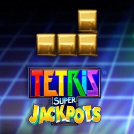 Tetris Super Jackpots slot visual from WMS available on lamabets.org
