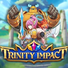 Trinity Impact slot logo by  at Lamabet Casino